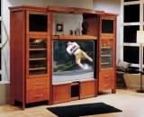 Entertainment Center Expression Collection for Table Top TV - Cayenne Maple
