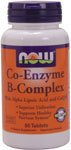Co-Enzyme B-Complex by NOW Foods (500mcg - 60 Tablets)