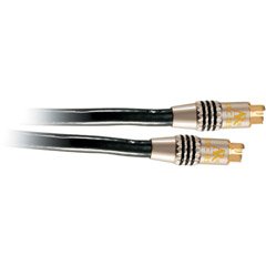Acoustic Research PR123 Super Video Cable, Gold, S-Video, (25 feet)