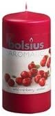 Scented Pillar Candle Wild Cranberry - Red Wax Pillar Candle - Perfect Gift !