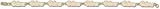 Florida Gators Solid 10K Gold ''GATORS'' Bracelet 7 1/4''