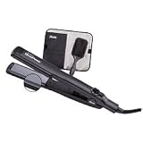Bio Ionic Onepass 1 1/2 with Free Bonus Pouch & Brush in Black