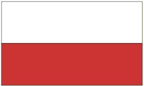 Poland National Flag 3ft x 5ft Superknit Polyester