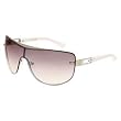 Guess Sunglasses - 6627 / Frame: Silver and White Lens: Gray Gradient with Silver Flash
