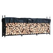 Woodhaven 12ft. Firewood Rack Outdoor w  Full Cover by Alexander Mfg. Co.