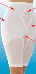 Rago Shapewear Satin 'n Smooth Firm Moderate Control High Waist Panty