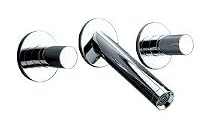 Hansgrohe HG10313821 Axor Starck Wall Mount Widespread Faucet, Brushed Nickel