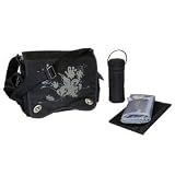 Kalencom Sam's Messenger Diaper Bag - Black