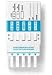 Six-Drug Home Test (THC - COC - AMP -mAPH - OPI- BENZO) - on one test card