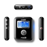PORTABLE MP3 DIGITAL PLAYER with 256MB BUILT-IN FLASH MEMORY & FM TUNER