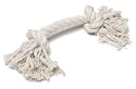 White Double Knotted Rope Toy 17 inch