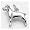 Dog Rottweiler Charm - Gold Plate
