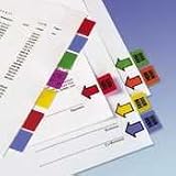 Redi-Tag 76825 Standard Page Flags, Removable, 1 x 1-11/16, Assorted Colors, 500 per pack