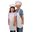 Kids White Role Play Dressup Costume Chef Cooking Apron  Hat Set ML