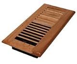 Decor Grates 4 x 8 Natural Oak Wood Floor Register