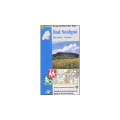 LGL BW 50 000 Freizeit Bad Saulgau: Bad Buchau, Federsee. Freizeitkarte mit Wander-, Radwegen und touristischer Infrastruktur