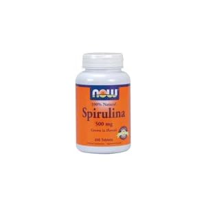 Now Foods Spirulina 500 mg 100% Natural