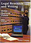 Legal Research and Writing (West Legal Studies)