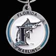 Florida Marlins Team Logo Key Chain