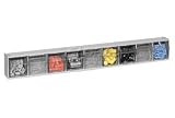 Tilt Out Storage Bin - 9 Compartments Gray
