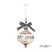 Ceramic Happy Birthday Jesus Christmas Ornament