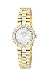 Citizen Eco-Drive Gold-tone Silhouette Crystal Mother-of-Pearl Dial Women's Watch #EW9822-59D