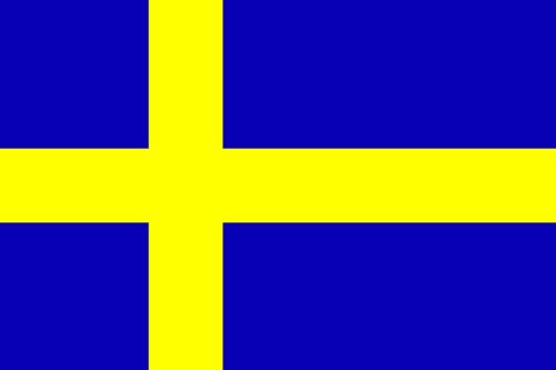 Schweden Fahne 90 x 150 cm – Flagge – EM 2012 – Schwedische Fahne