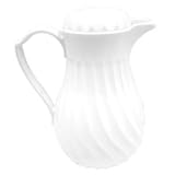 Swirl Beverage Server Insulated 42 oz. White