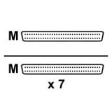 Belkin Ultra Fast & Wide 8-Connector, 7-Drive Ribbon Cable 1.8m