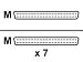 Electronics : Belkin Ultra Fast & Wide 8-Connector, 7-Drive Ribbon Cable 1.8m