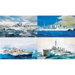 WWII Destroyer Set (4 Ships) 1-600 by Airfix