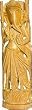 Lord Ganesha Wood Carving Statues 15 x 4.5 inches (woodganesh011)