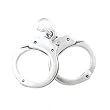 Handcuff Pendant or Charm in Sterling Silver, #8104