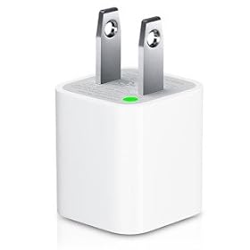 USB Power Adapter Charger for Apple ipod touch iphone (works with iPhone 3G firmware 2.2 & 2.2.1)
