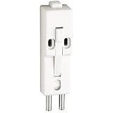 C.R. LAURENCE V307W CRL White Secondary Security Lock for Inside Sliding Patio Doors