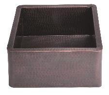 Belle Foret C8BARORB Apron Front Copper Bar Sink, Oil Rubbed Bronze