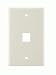 Icarus Keystone Style Wall Plate - 1 Port