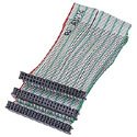 SANWA SUPPLY すだれタイプフラットケーブル (2ドライブ用) 0.7m  KB-FL402