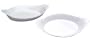 BIA Cordon Bleu 10-Inch, 8-Ounce Porcelain Oval AuGratin Dishes, Set of 2