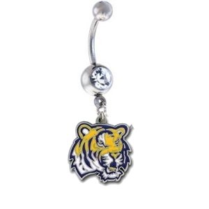 LSU Tigers Sexy Belly Navel Ring