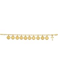 CleverEves 14K Yellow Gold 71 2 Inch Heavenly Friends Bracelet