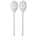 Zak Designs Happy & Cheeky White Smile Spoons, Set of 2