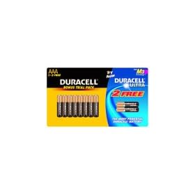 Duracell 8-Pack AAA Alkaline W/ 2 Free Ultra Batteries (MN24B8U2T)