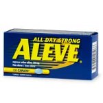 Aleve All Day Strong Pain Reliever, Fever Reducer, Caplet, 100-pack
