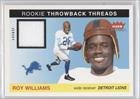 2004 Fleer Tradition Rookie Throwback Threads Jerseys #TTRW - Roy Williams WR