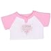 Build-A-Bear Workshop San Diego Padres Pink Raglan Tee