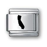Body Candy Italian Charms Laser CALIFORNIA STATE