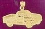 14K Gold Truck Charm