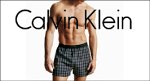 Calvin Klein Mens Traditional Fit Yarn Dyed Woven Boxer