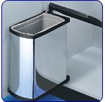 Hafele 4.75 gallon side panel moun trash can